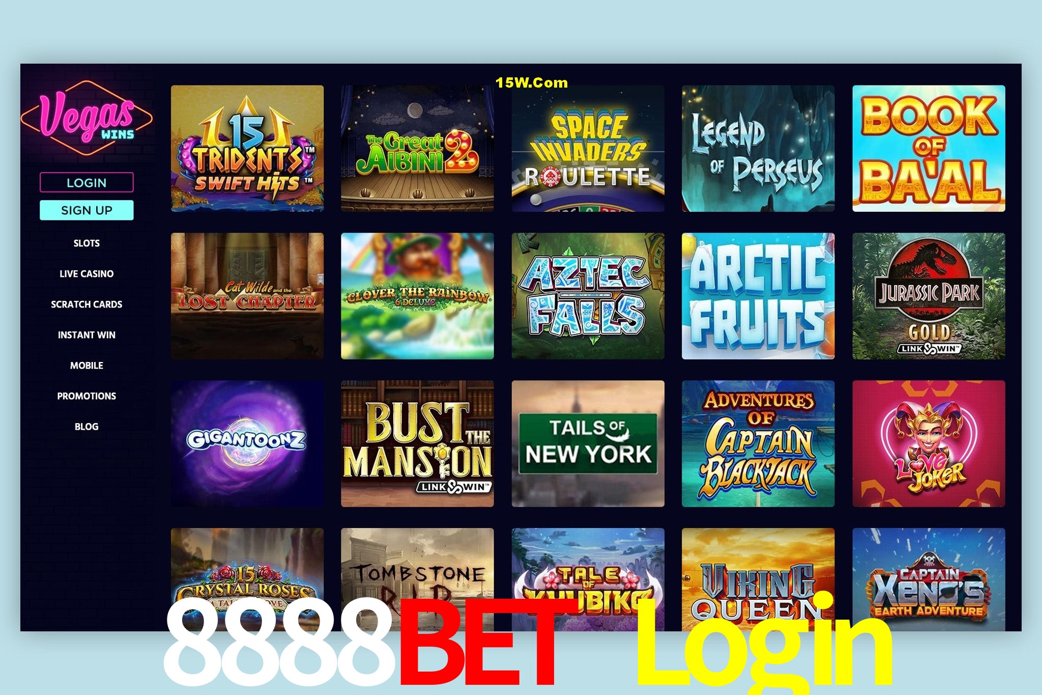 Slot Games 8888Bet Login